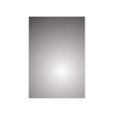 iBathUK Nebula Wall Mounted LED Illuminated Bathroom Mirror with Touchless Sensor and Demister Pad with White Lights, 450 x 600mm