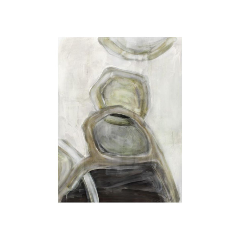 Interlock II Painting by Elena Carlie, Image Brush Gel, 48" H x 36" W