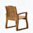 Acacia Wood Dining Chairs with Cushions, Set of 2