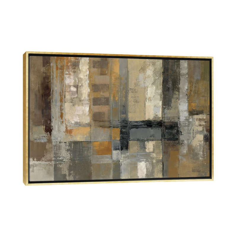 One Way Street par Silvia Vassileva - reproduction d'art, H 40 po x l 60 po x 1,5 po, Cadre flottant doré