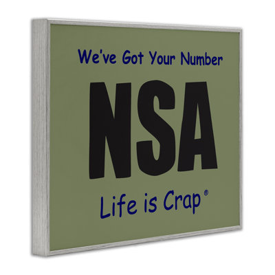 Got Your Number NSA, estampe numérique par LIC