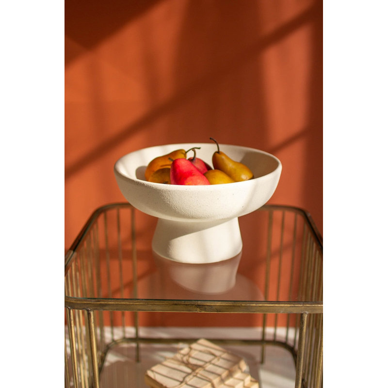  Compote courte en céramique - bol de service décoratif de 6,5 po de hauteur