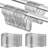 Metal Shower Curtain Hooks Rust Proof Hanging Shower Clips-114500205