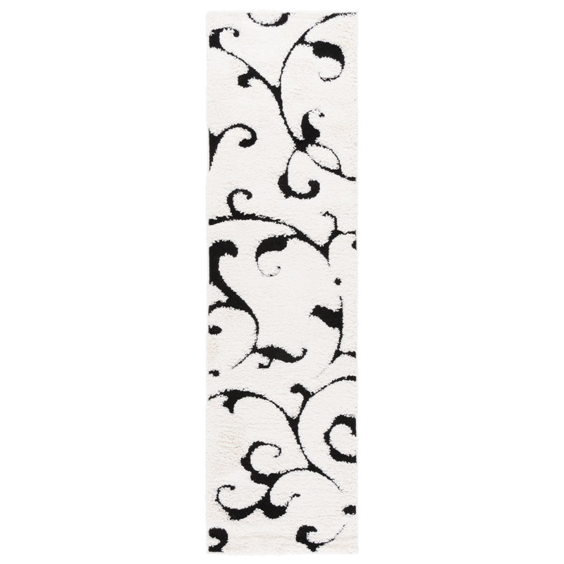 Tess Shag Performance Floral Rug, Runner 2'3" x 8'