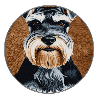  Tapis lavable standard pour chiens Schnauzer
