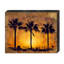 Ensemble de palmiers en bois coucher de soleil Spates-123472070