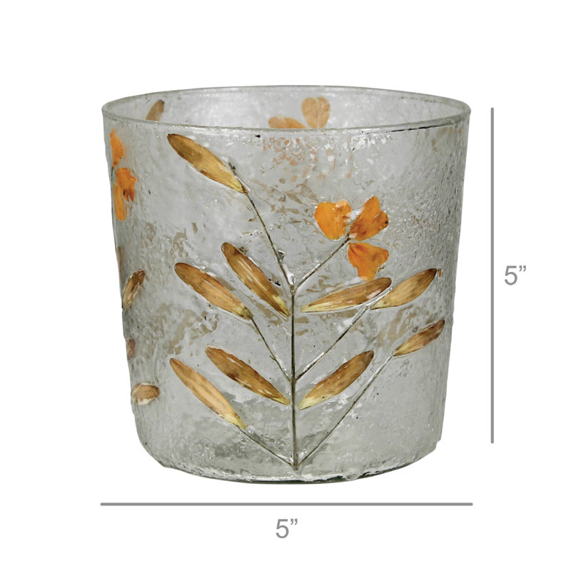 Xaniyah Enameled Marigold Hurricane