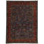 Tapis traditionnel bleu et rouille 9 x 12