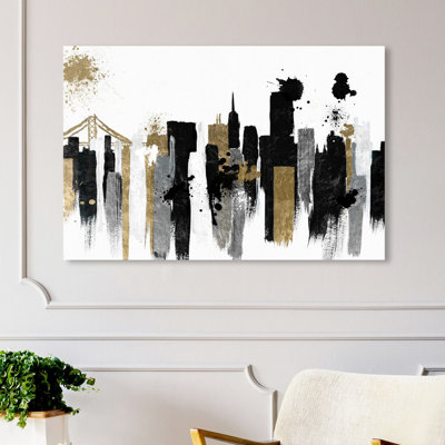 Glamour San Francisco - peinture sur toile tendue