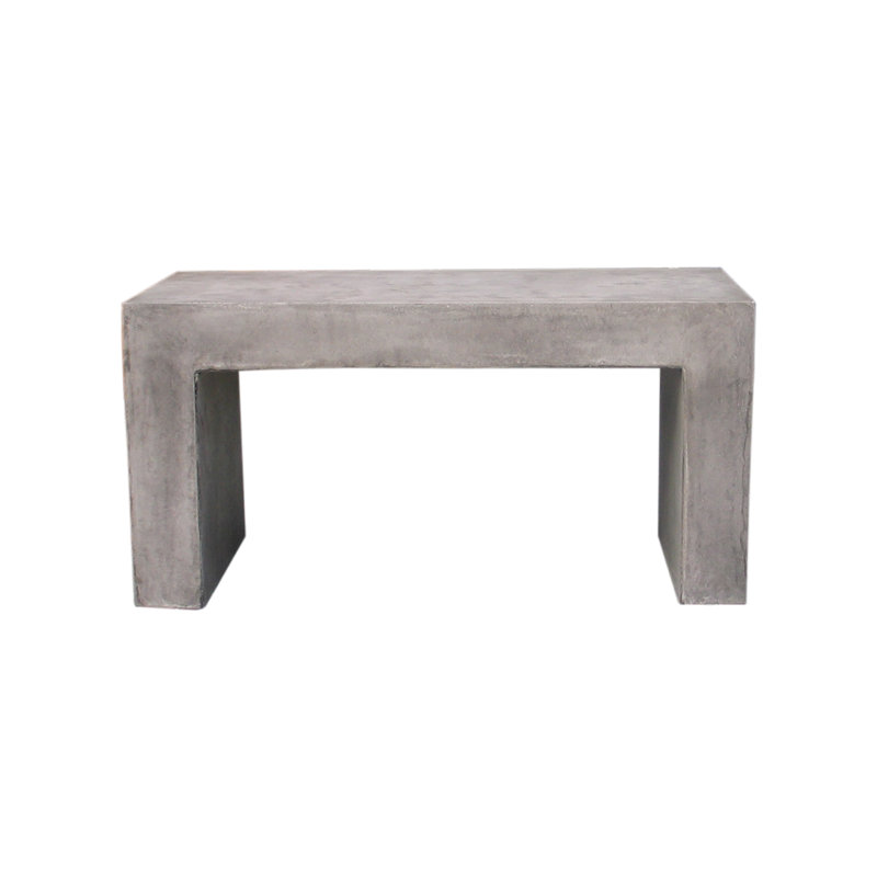 Bridge Concrete Patio Bench