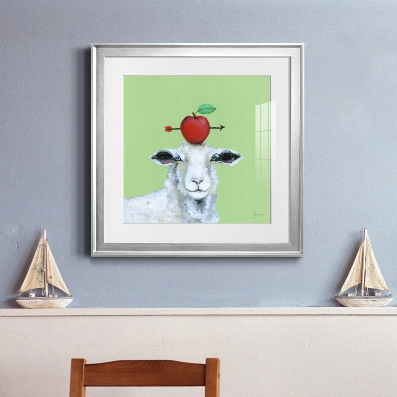 Nature ludique 3 - Peinture avec cadre, H 17,5 po x l 17,5 po x P 1,5 po, Toile encadrée argentée