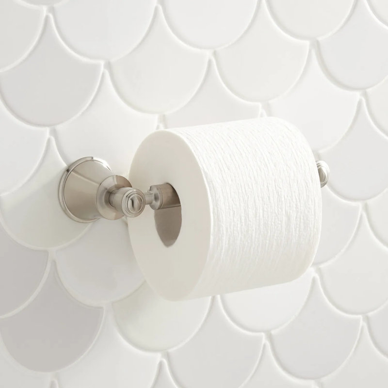 Cooper Collection Wall-Mount Toilet Paper Holder, Brushed Nickel