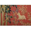 Hand-Knotted High-Quality Rust and Green Area Rug