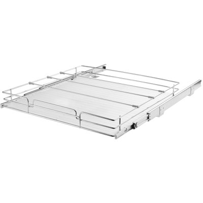 Étagères coulissantes de 54,6 cm x 53,3 cm x 8,9 cm pour garde-manger, tiroirs coulissants pour sous-évier, matériau, plateau amovible, installation facile. Organisateur de placard de 50,8 cm x 53,3 cm x 6,4 cm, coulissant de qualité industrielle, antirouille, installation facile.