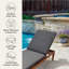 Coussin de chaise longue Eddie Bauer, Sunbrella résistant à la décoloration et à l'eau pour les chaises longues et les fauteuils inclinables près de la piscine, l 26 po x L 50 po, épaisseur 2,5 po; dossier 26 po x L 32 po, épaisseur 2,5 po, ardoise coulée-328366763-328366760