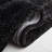 Amberjo Solid Color Machine Made Power Loom Area Rug in Black-190185696