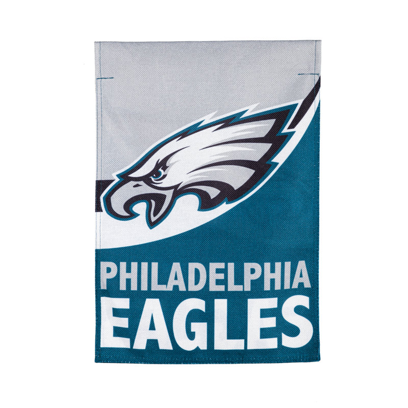 Drapeau de jardin en polyester 18 po x 13 po Philadelphia Eagles