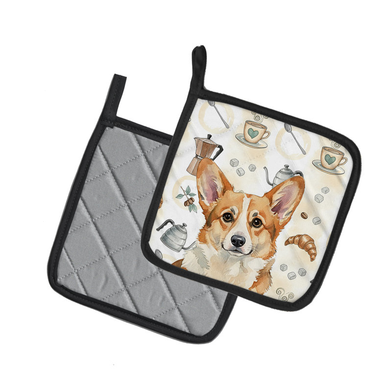 Paire de poignées Corgi Coffee Bar