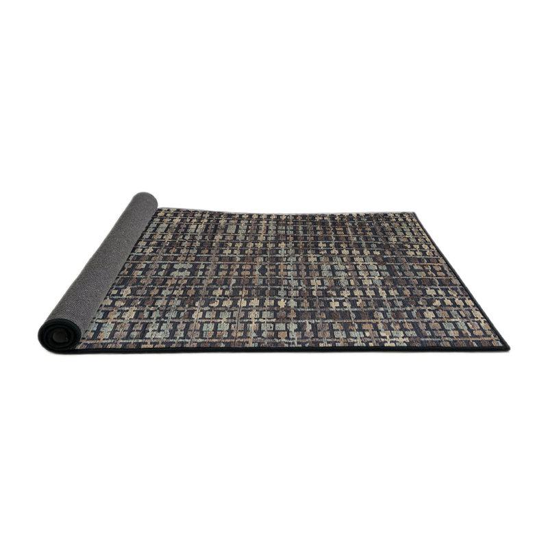 Tapis abstrait moderne 4923, Rond 8 pi