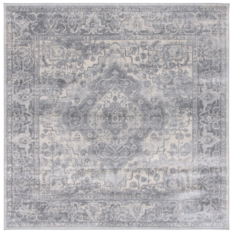 Brentwood Performance Oriental Rug, Square 6'7"