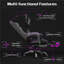 Fauteuil de jeu ergonomique avec coussin lombaire de massage-2044559530