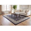 Tapis bleu/ivoire Attell-22280898