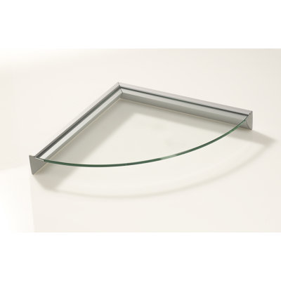 Tablette d'angle en verre Lenrow