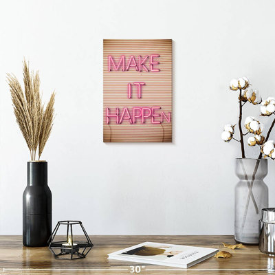 Tergel Make It Happen Neon Sign