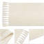 Rustic Farmhouse Table Runner with Tassel 33 x 183cm