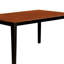 Table de salle à manger en bois massif repose cerise