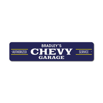 Chevy Aluminum Sign