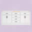 Ariel Hepburn 72 In. Double Sink Base Cabinet-1999979956-1964219426