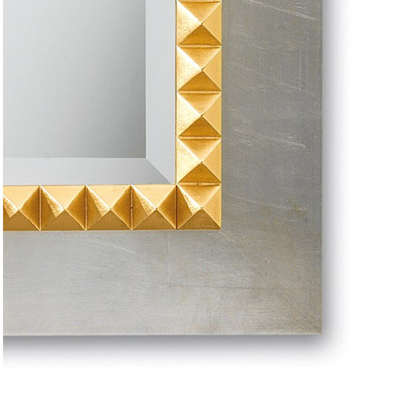 Vegamwala Solid Wood Flat Wall Mirror
