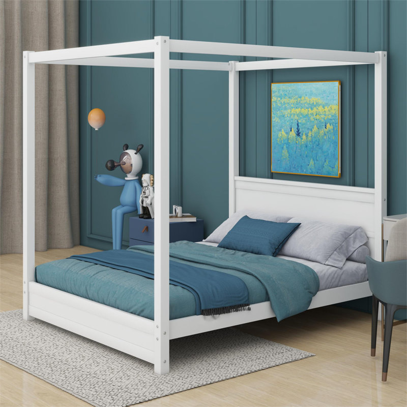 Canopy Bed, White