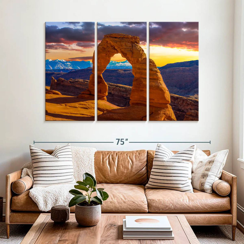 Alvord Arches National Park Sundown, 42" H x 65" W