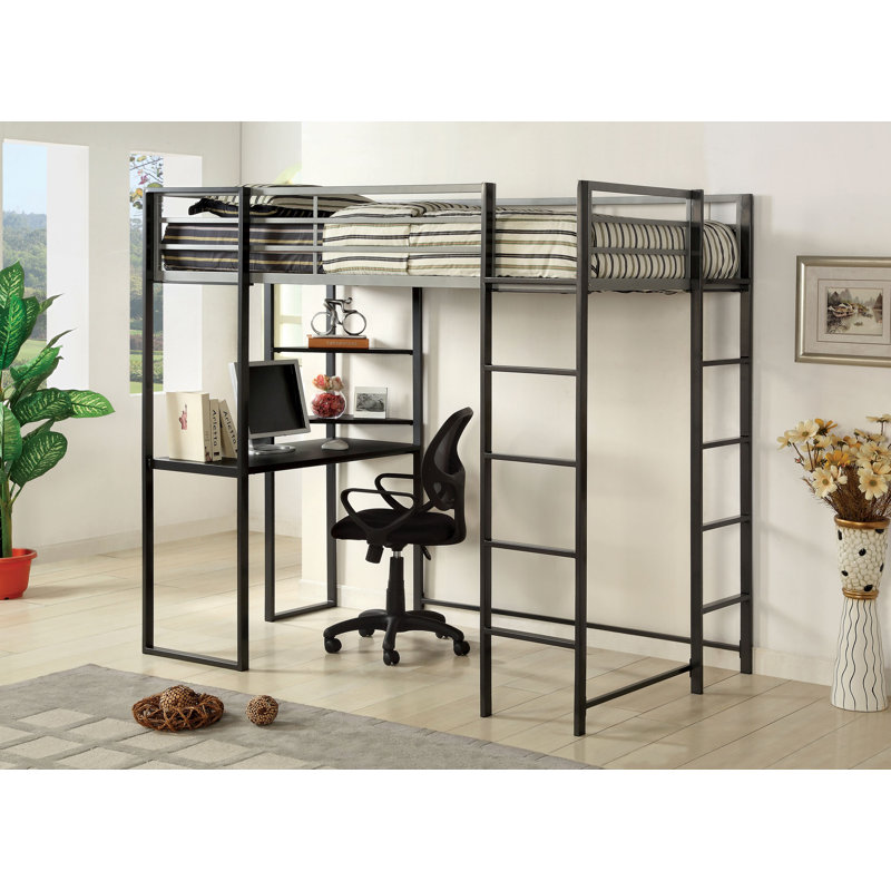 Festus Kids Loft Bed, Twin