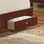 Transitional Cherry Full Storage Bed