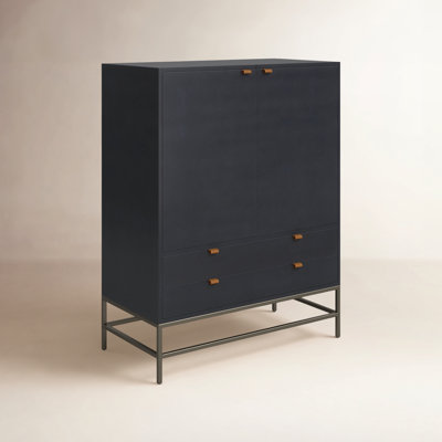 Trey Solid Wood Accent Cabinet