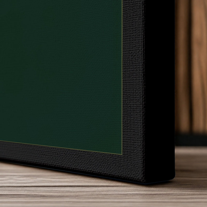 Chromatic Planes Geometric - Wrapped Canvas, 30x20 - 76.2 x 50.8 cm, Black Border