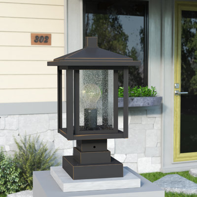 Luminaire à fixation sur mât câblé à 1 lumière H 16,77 po Iwan