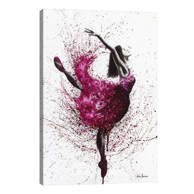 Ballet Wines by Ashvin Harrison - Wrapped Canvas Painting
