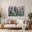 «Botanical Hyacinths», art mural en métal bleu-2028273160