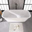 Baignoire de trempage autoportante en acrylique 67 po