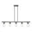 Zari 5 - Light Steel Dimmable Kitchen Island Square / Rectangle Chandelier-338262098