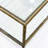 Lalia 3-Piece Modern Hammered Metal 1-Shelf Coffee Table Set-125373103-125373105