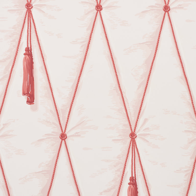 Drapery Wallpaper, Blush
