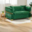 Causeuse moderne en velours de 61,8 po Modern