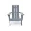 Ensemble de chaises et de chaises Adirondack d'extérieur en PEHD LuXeo Arcadia, 3 pièces-88097494