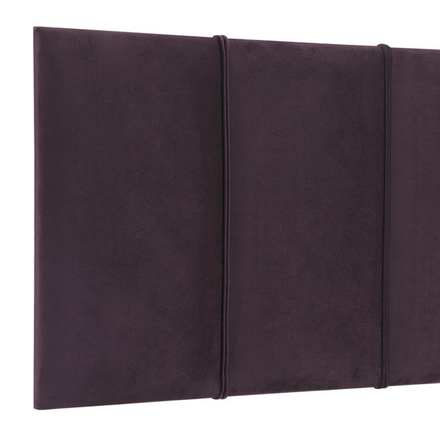 Ealing Upholstered Headboard, Double (4'6), Plush Plum, Velvet