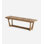 Casares Outdoor Teak Bench